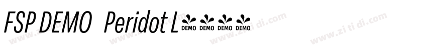 FSP DEMO   Peridot L字体转换